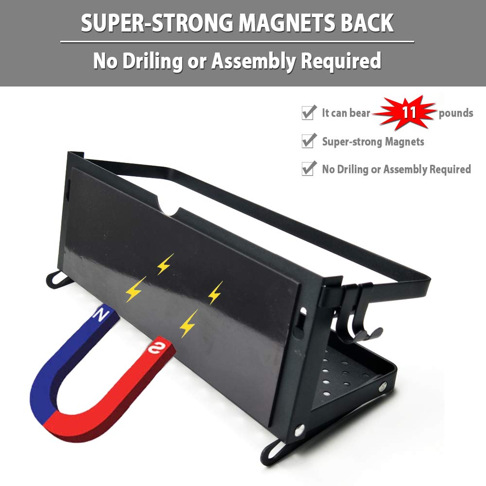 マグネット 調味料ラック キッチンペーパーホルダー キッチンラック Amazon｜ddLUCK スパイスラック 冷蔵庫 キッチンペーパー